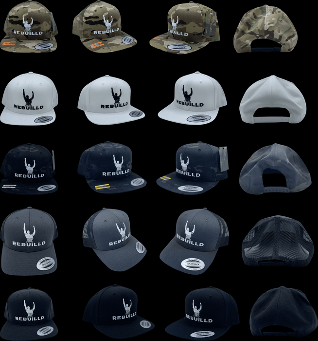 REBUILLD - Classic Premium Flat Bill Snapbacks